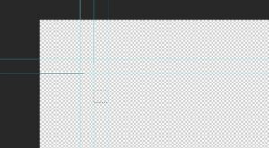 Photoshop Print Set Up Step 3 Margin Guide Set Up